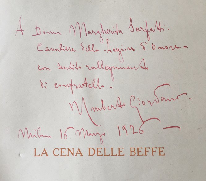 Giordano, Umberto - La Cena delle Beffe. [Vocal score].