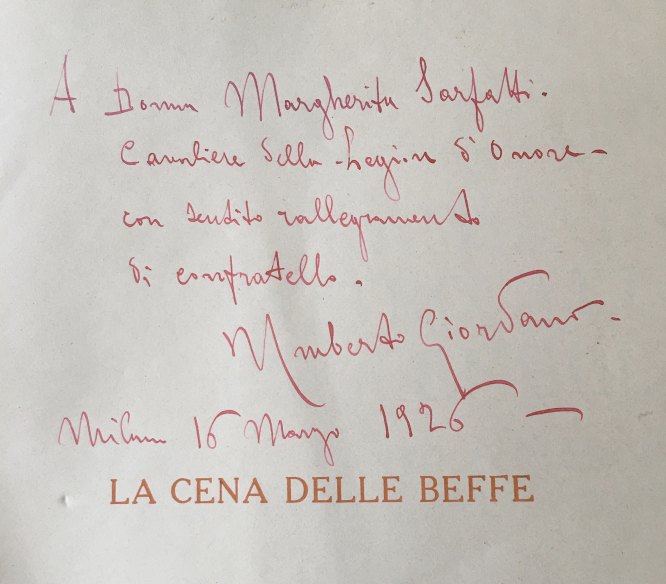 Giordano, Umberto - La Cena delle Beffe. [Vocal score].