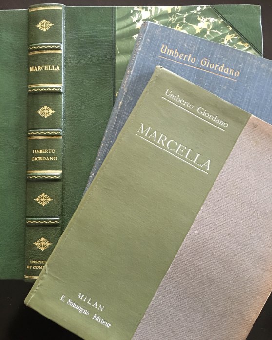 Giordano, Umberto - Marcella. [Vocal score; French language]