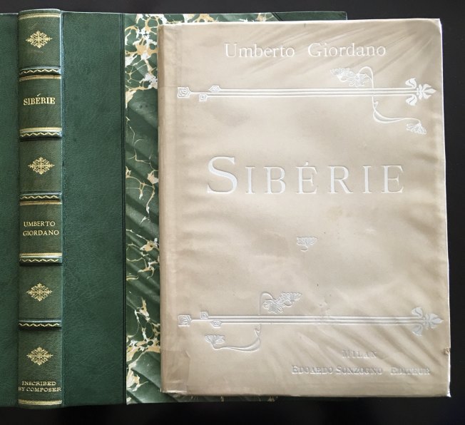 Giordano, Umberto - Sibérie. Adaptation Français. [Vocal score]