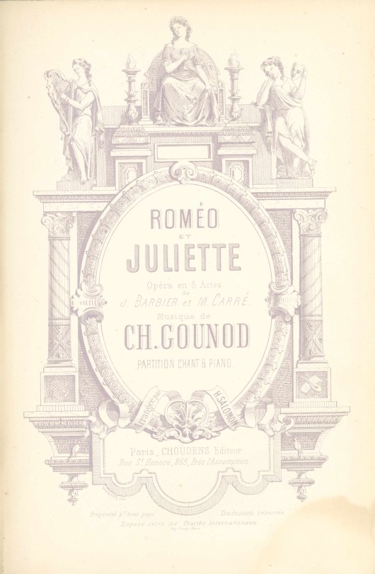 Gounod, Charles - Roméo et Juliette. Vocal score