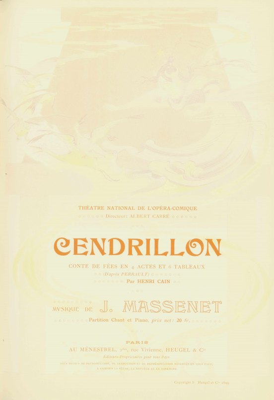 Massenet, Jules - Cendrillon. [Vocal score]